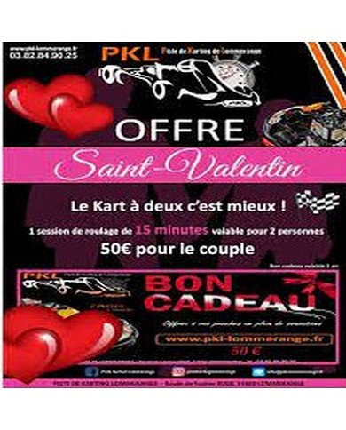 Bon cadeau spécial Saint Valentin