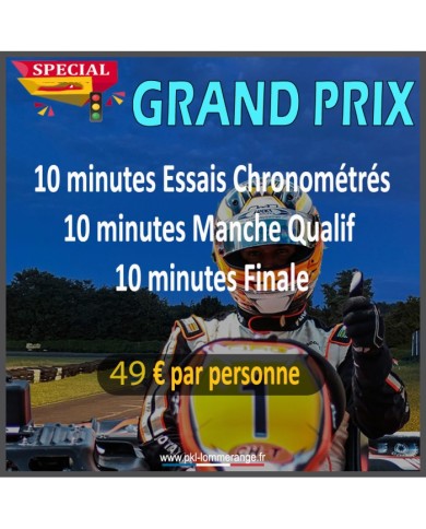 GP karting Lommerange le 25 juillet à 18h30 - tarif spécial
