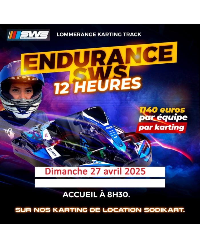 Endurance 12 heures le 27 avril 2025 à Lommerange