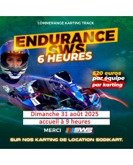 course de karting à Lommerange endurance 6 heures