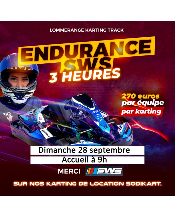 course d'endurance de trois heures à Lommerange